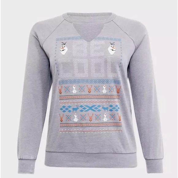 Chic Gray Frozen 2 Sweatshirt - Picture 5 of 5